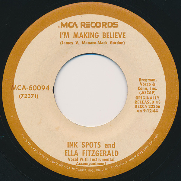 LP4508.The Ink Spots And Ella Fitzgerald ‎ Into Each Life Some Rain